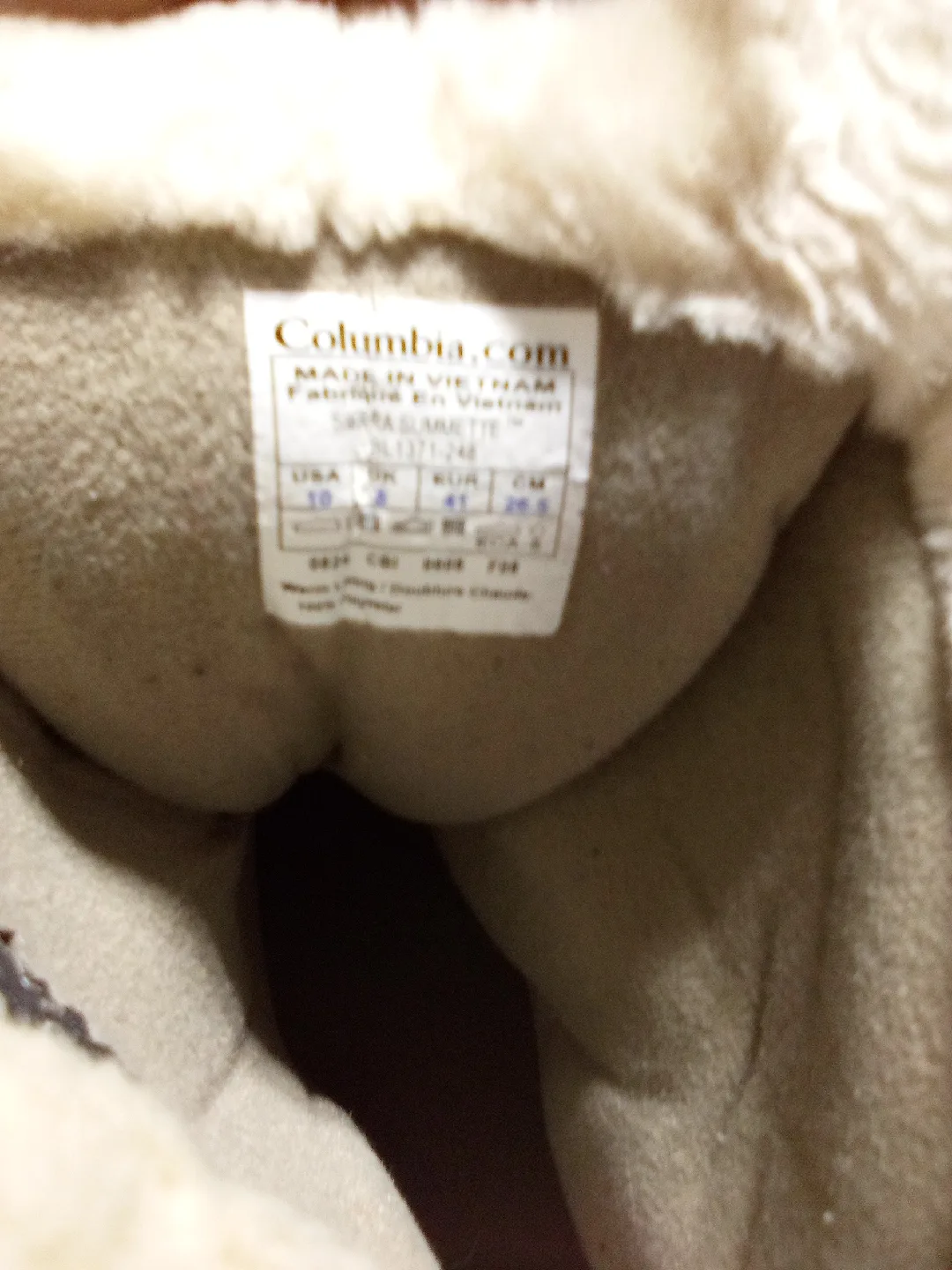 *NEW' Size 10 Columbia Sierra Summette Thermolite image indicator(6)