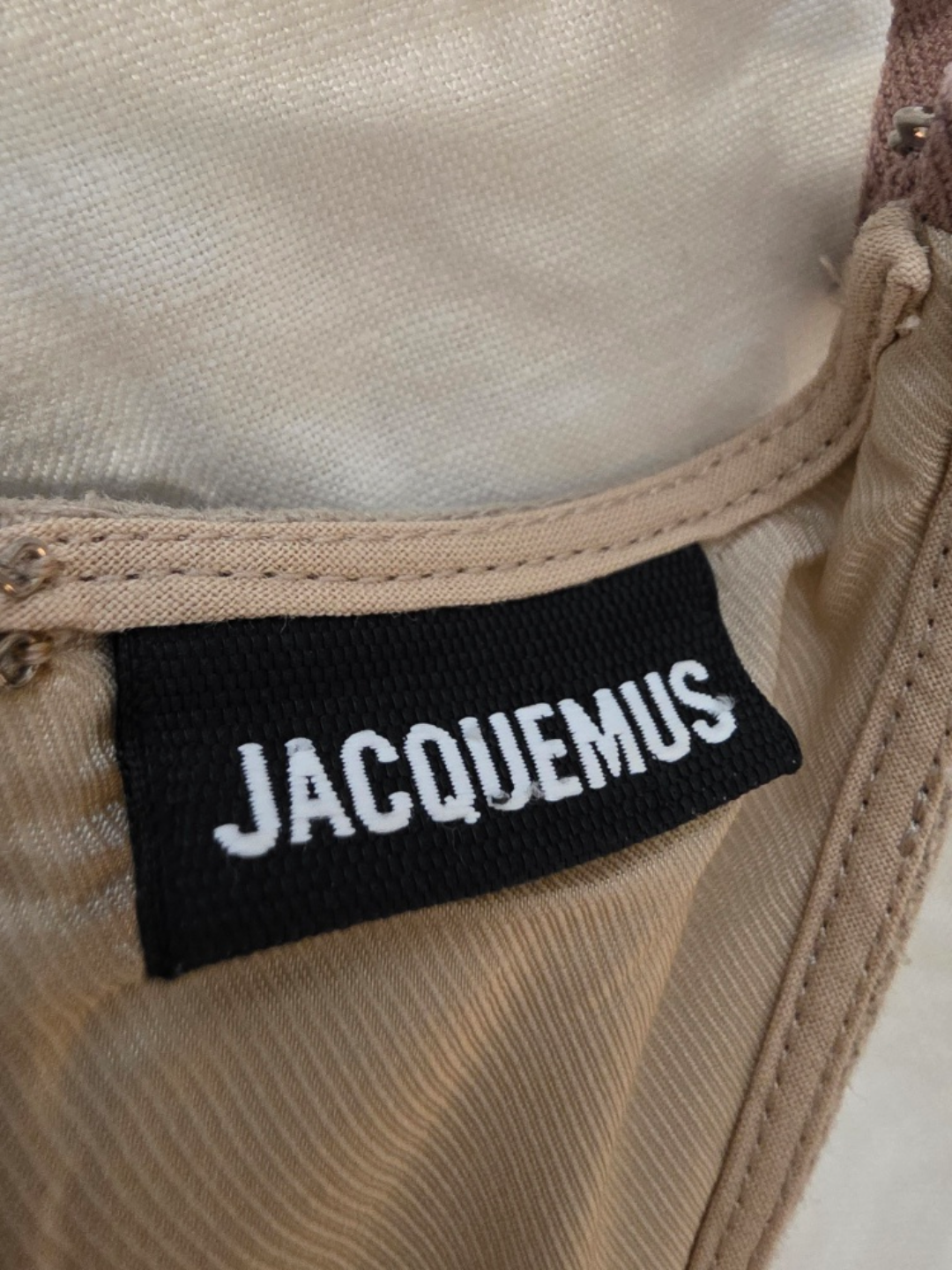 Brand New Jacquemus Beige Dress Size 40 M/L - photo 3
