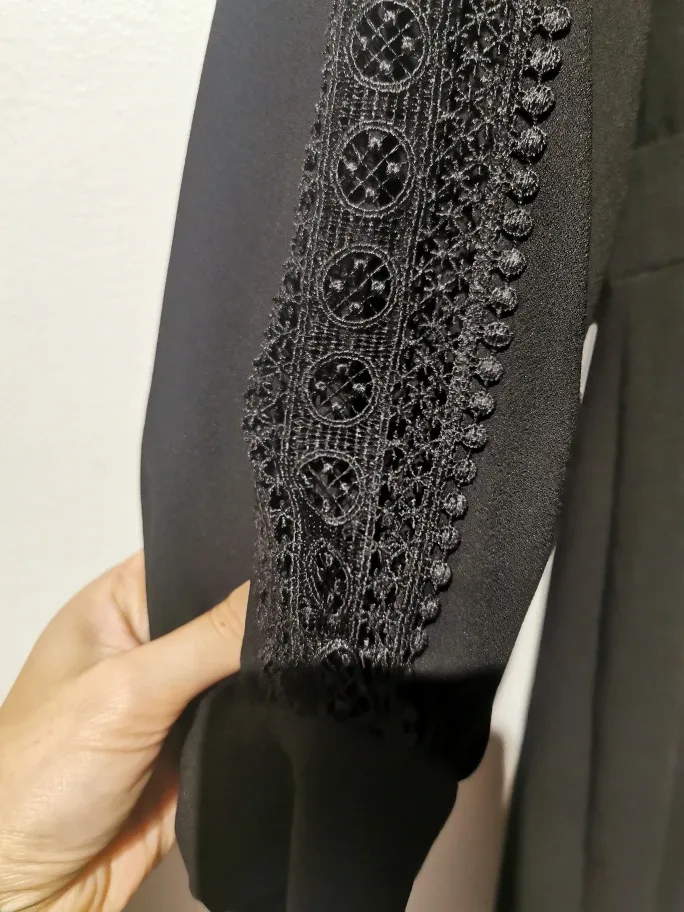 Zara medium lace detail romper image indicator(5)