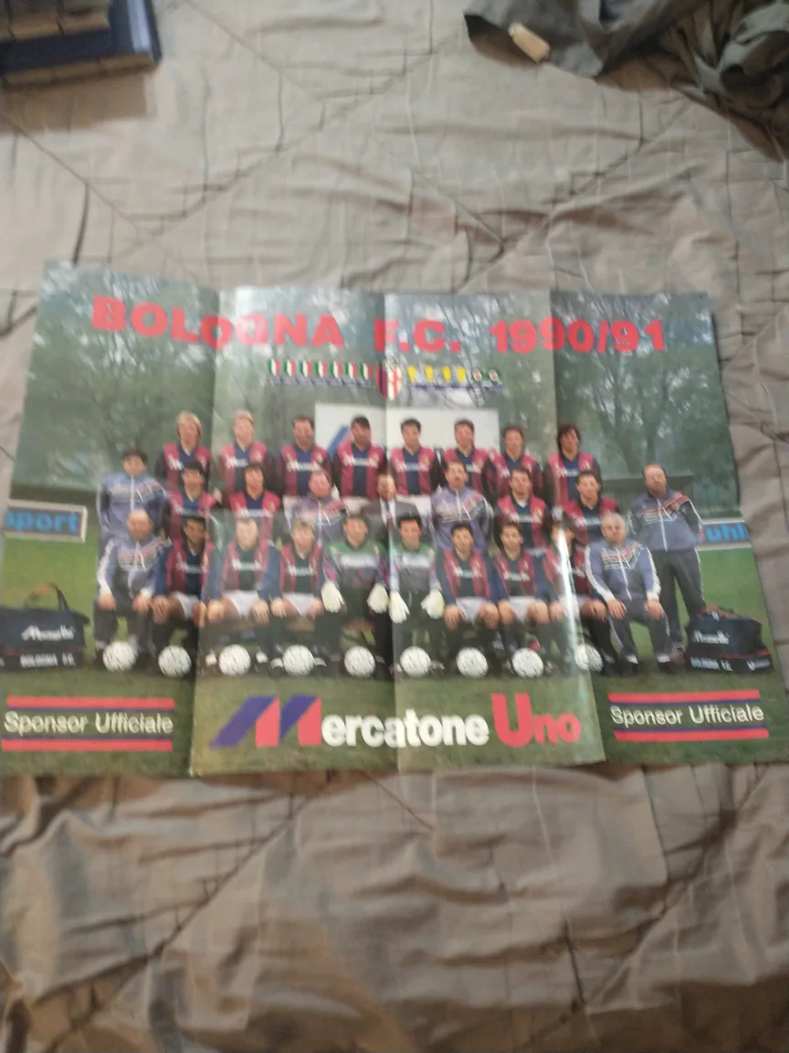 26" x 18" 1990-1991 Bologna FC Italian football poster image indicator(2)