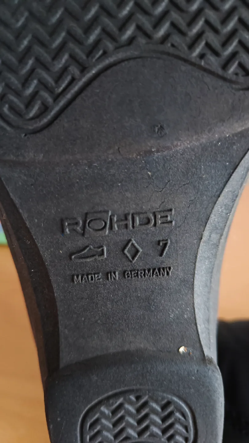Rohde Black Leather Shoes Germany 🥕 image indicator(2)