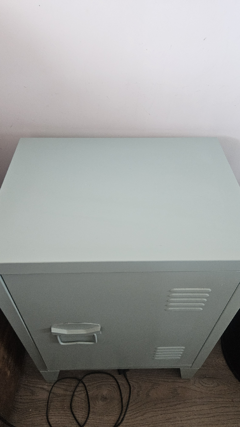 FREE Mint Green Metal Locker Side Table - photo 3