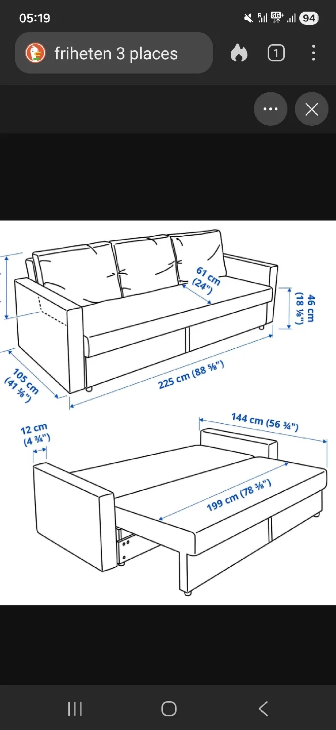 IKEA Friheten Sleeper Sofa image indicator(4)