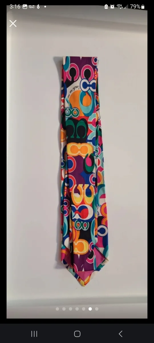 Coach 100% Silk Tie image indicator(2)