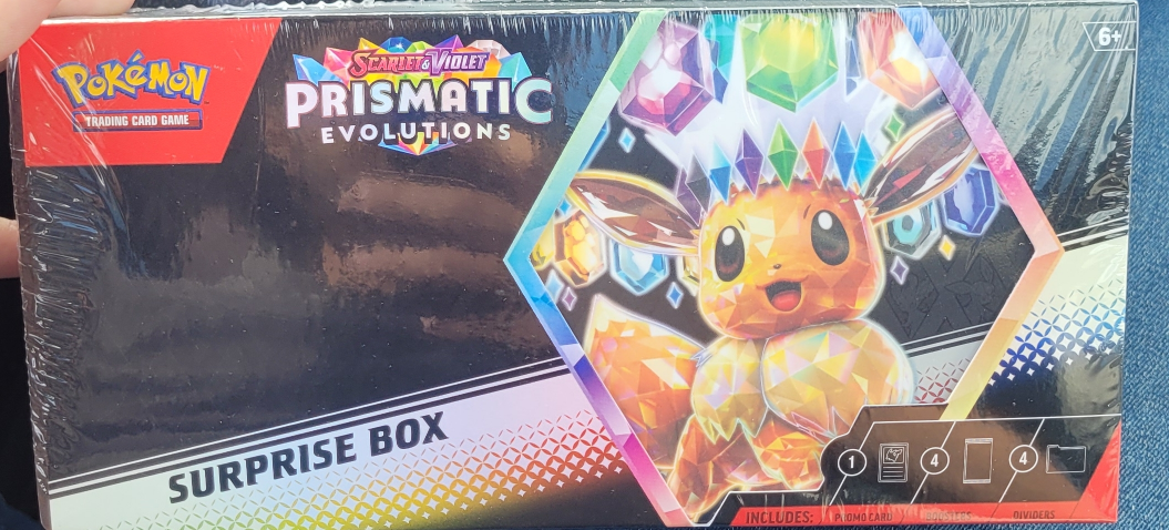 Pokemon Scarlet & Violet Prismatic Evolutions Surprise Box