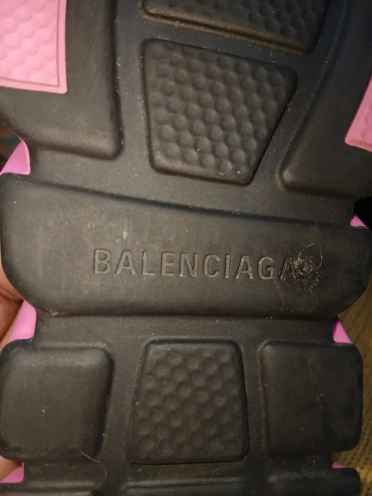Balenciaga Speed 2.0 Pink Knit Sneakers, Size 13-1 image indicator(4)