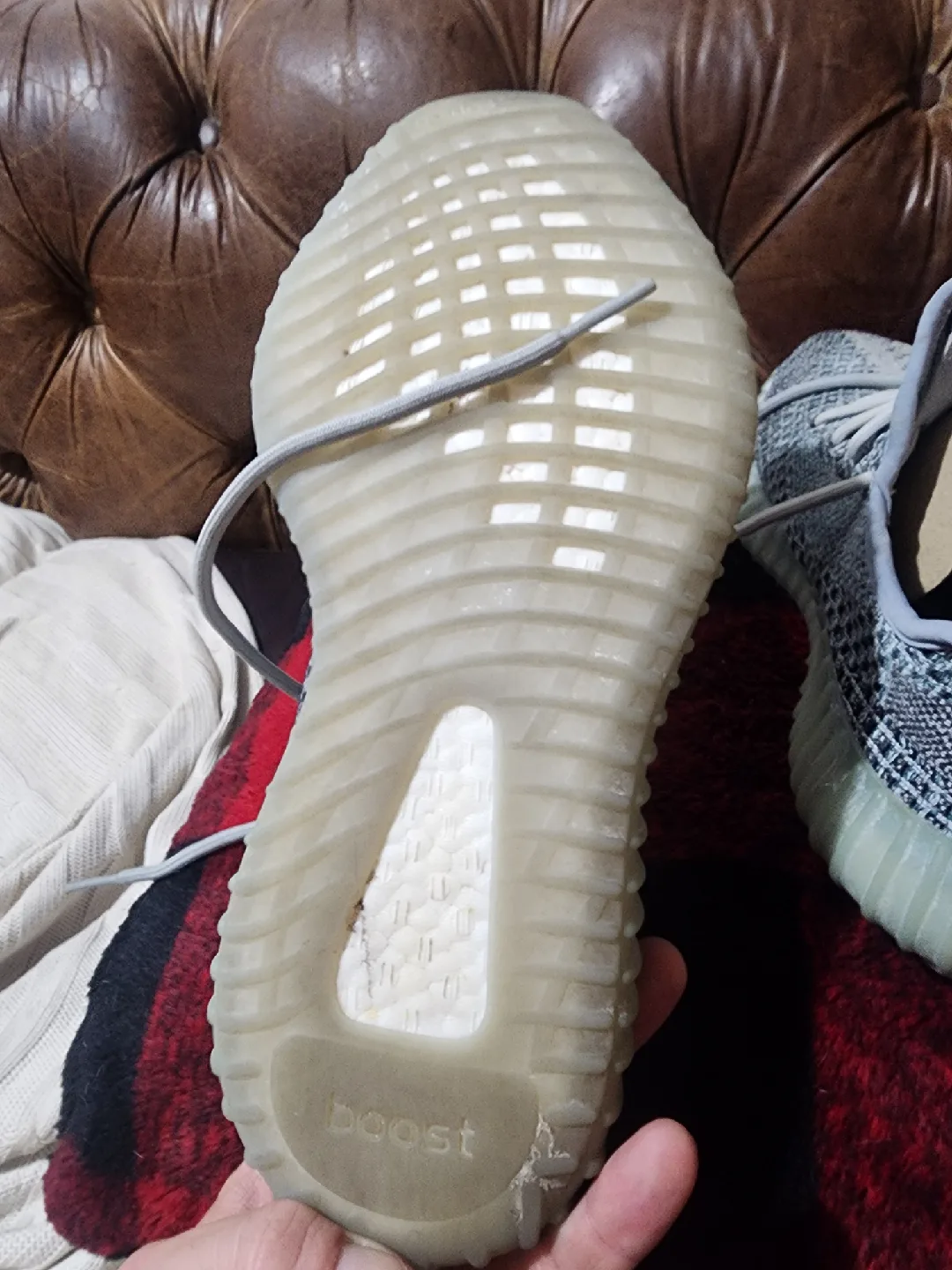 Adidas Yeezy Boost 350 V2 Ash Blue Size 8.5 image indicator(6)