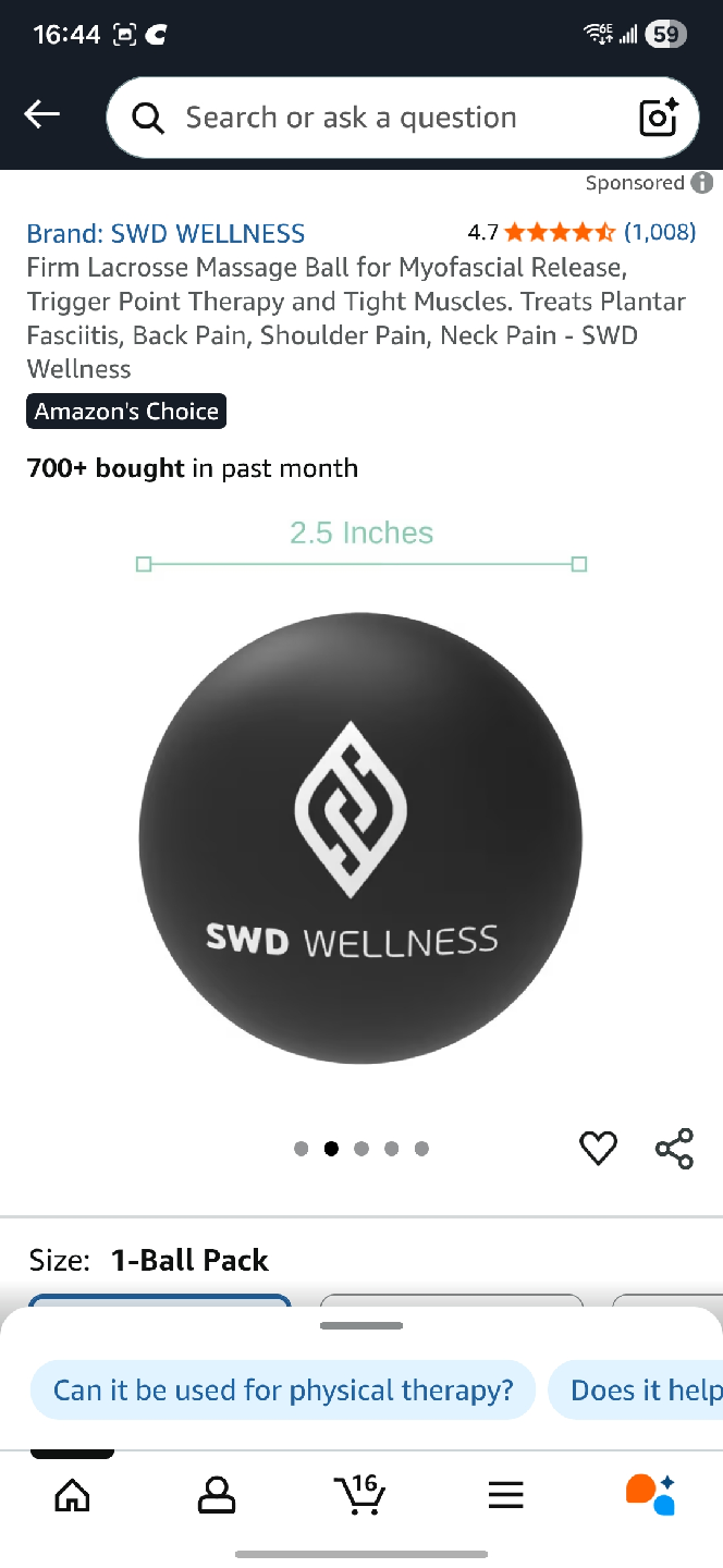 SWD Wellness Massage Ball Set - 3 Inch - photo 2