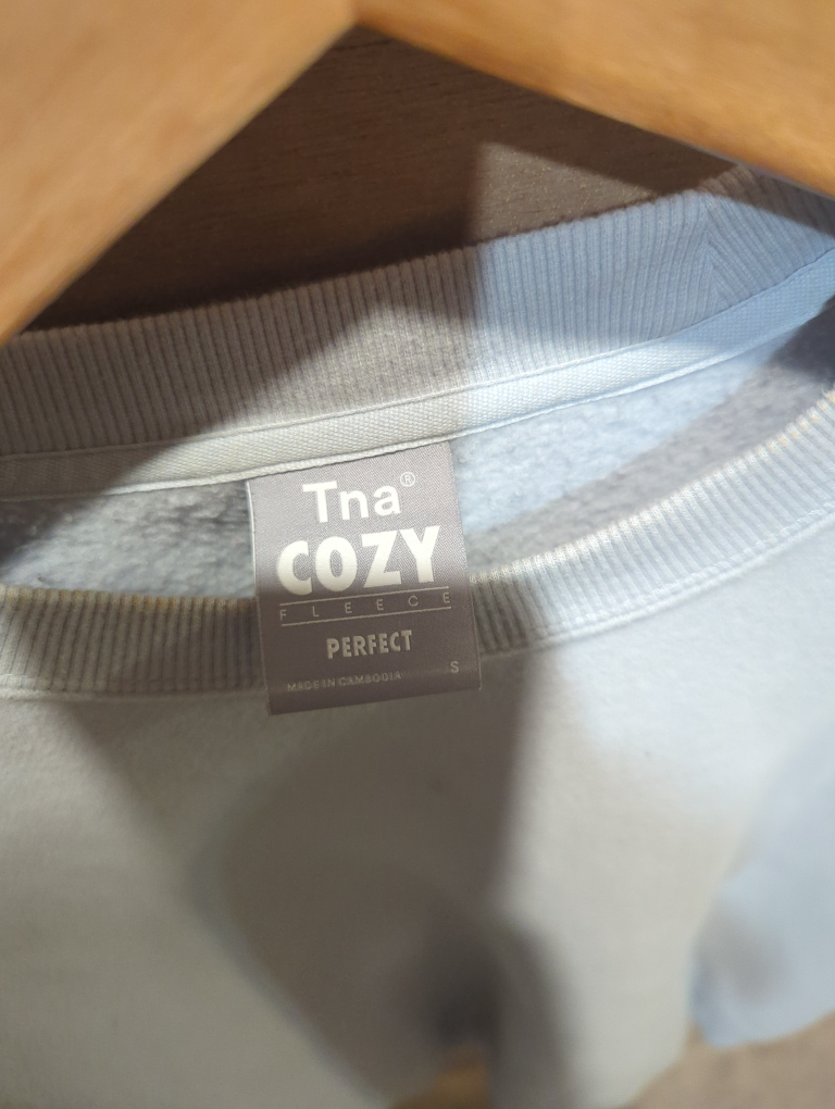 TNA Cozy Fleece Perfect Crewneck - Size S - photo 2