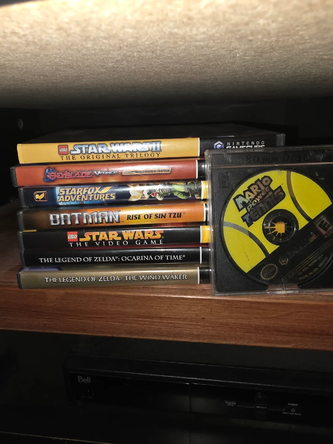 GameCube Games: Mario Power Tennis, Lego Star Wars, Zelda image indicator(2)