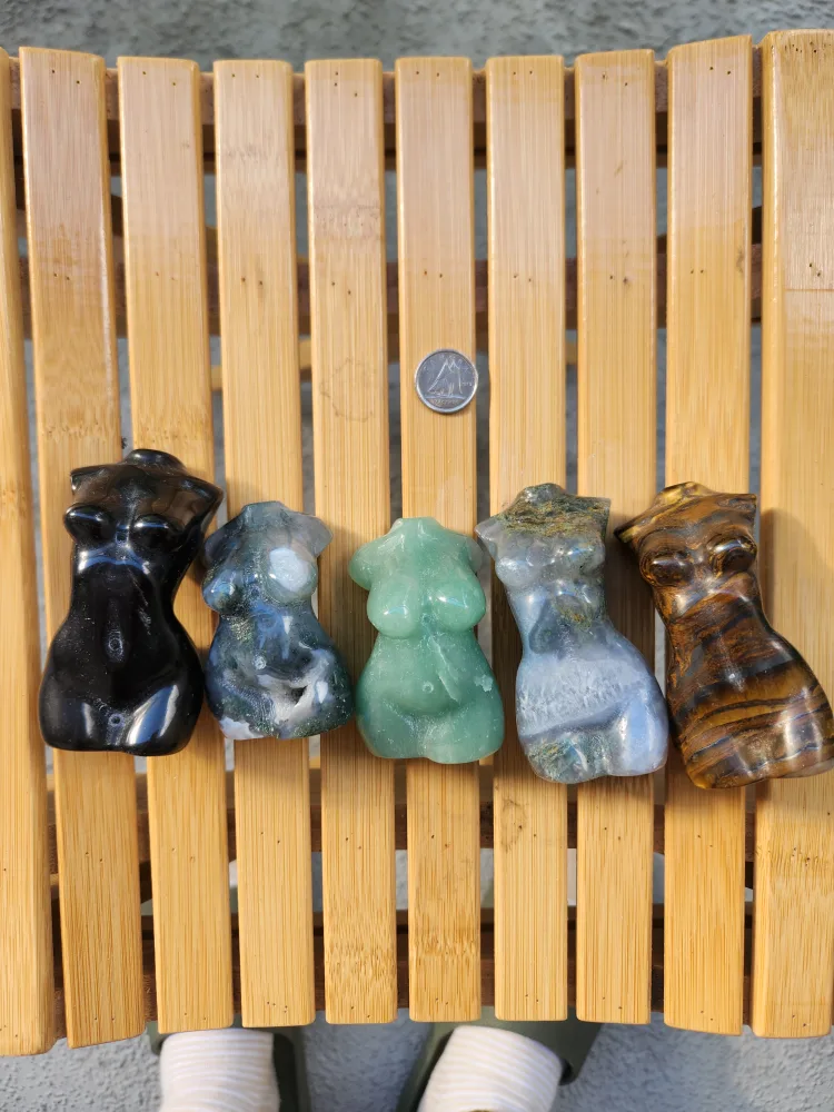 Crystal Goddess Figurines - Set of 5 thumbnail