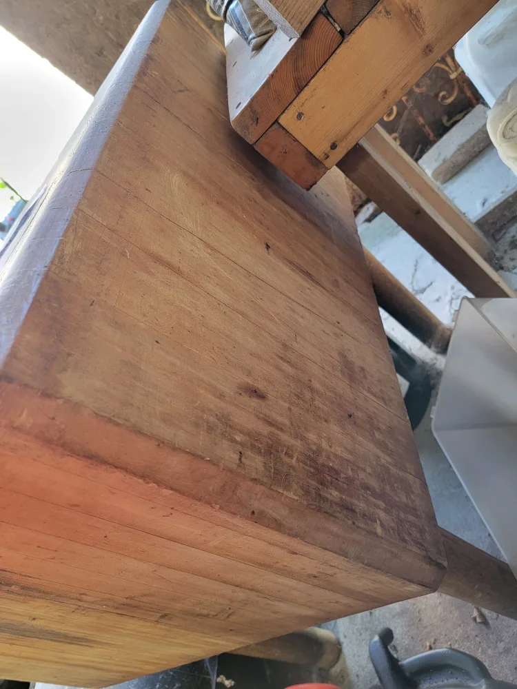 Maple Butcher Block Table - 25"x30"