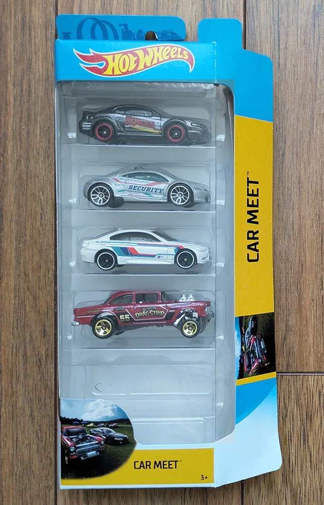 Hot Wheels Lot of 4 Cars - OPENED, MINT CONDITION thumbnail
