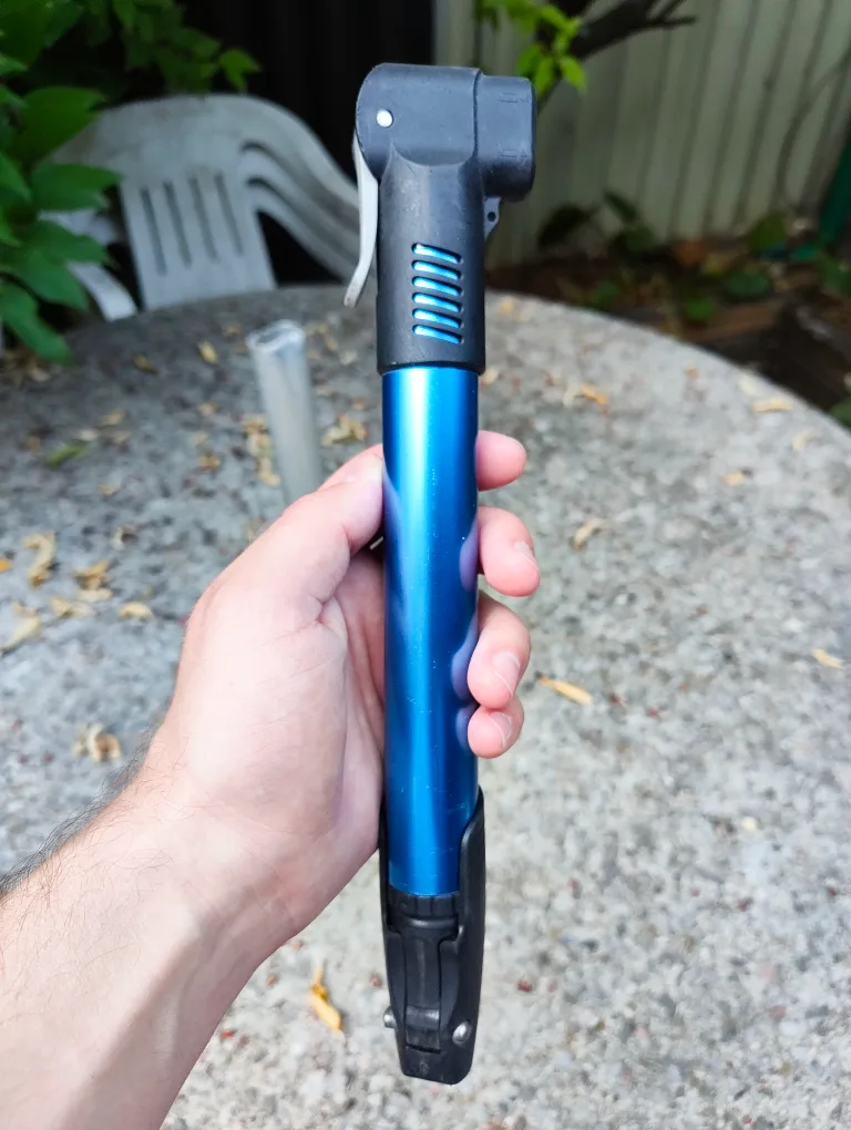 Blue Bicycle Pump thumbnail