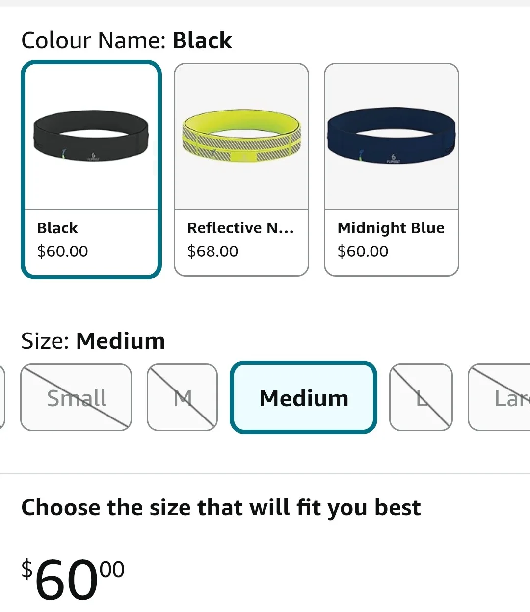 Flipbelt Hands-Free Active Belt - Size S image indicator(6)
