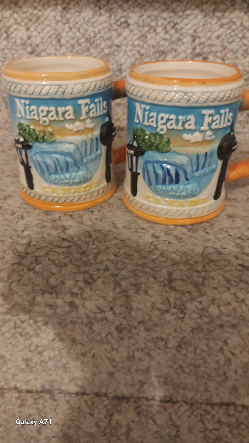 Niagara Falls Canada Souvenir Mugs - Set of 2