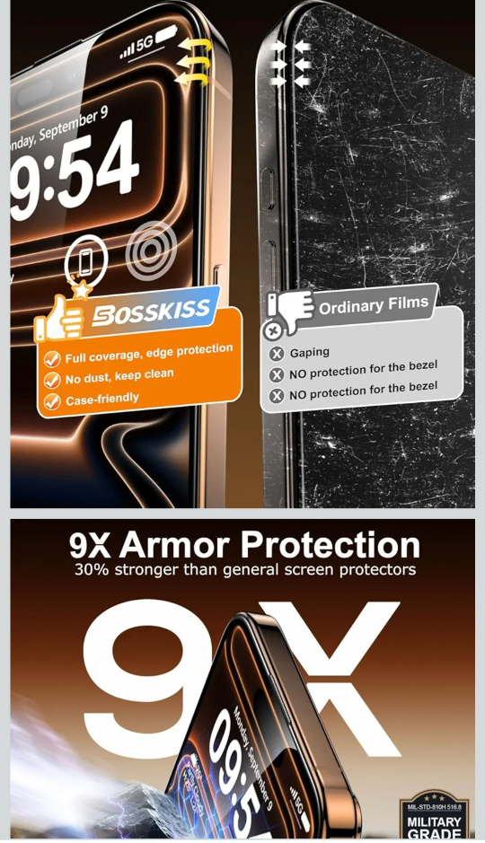 New BOSS KISS iPhone Screen Protector - photo 2