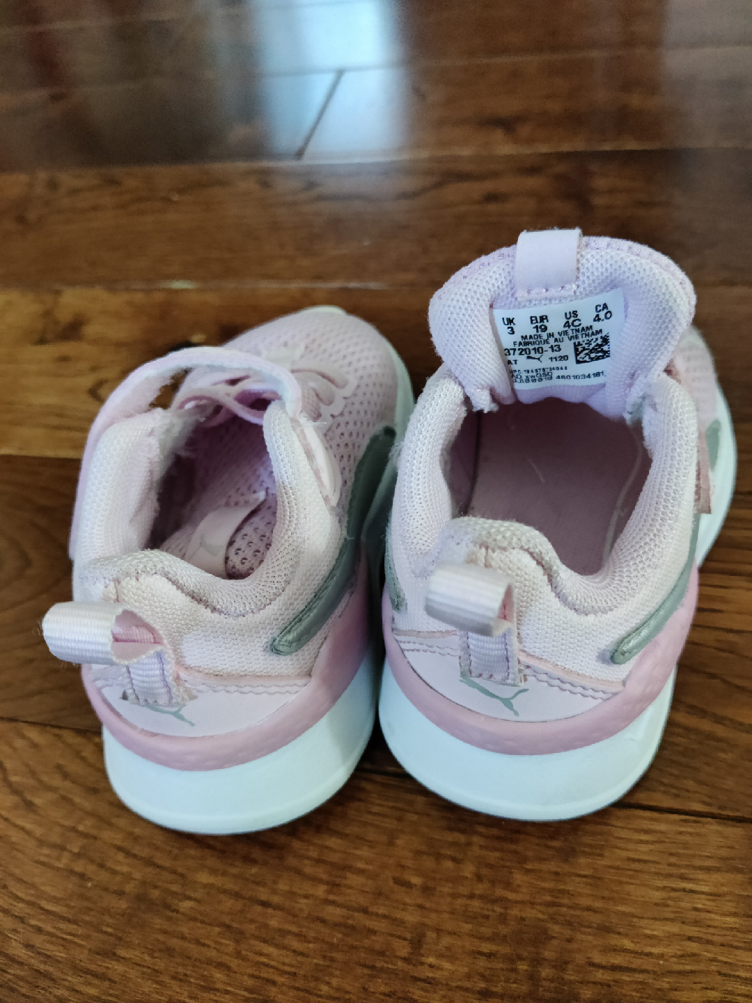 Puma Toddler Girl's Size 4C Pink Sneakers - photo 3