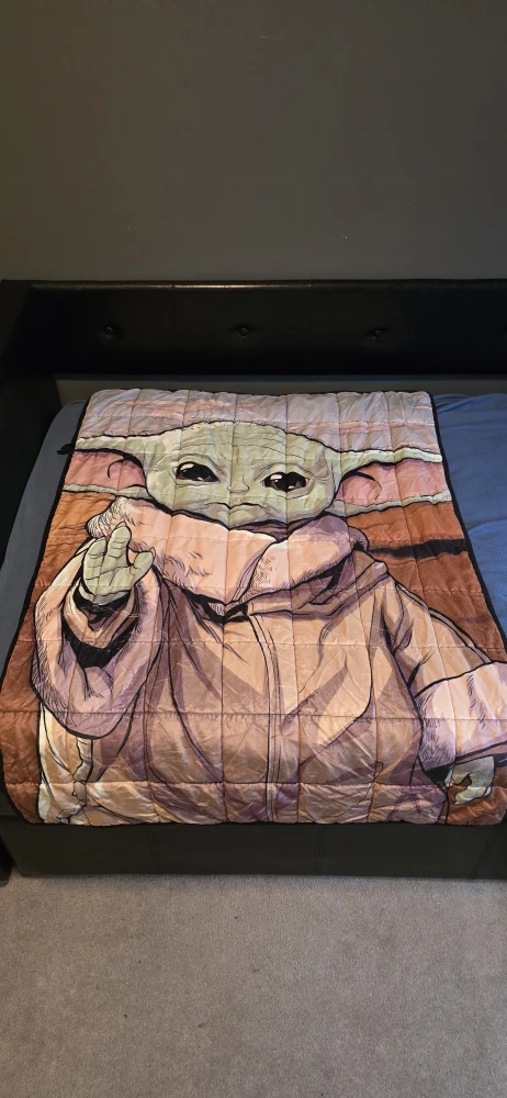 Grogu/Baby Yoda Quilted Blanket