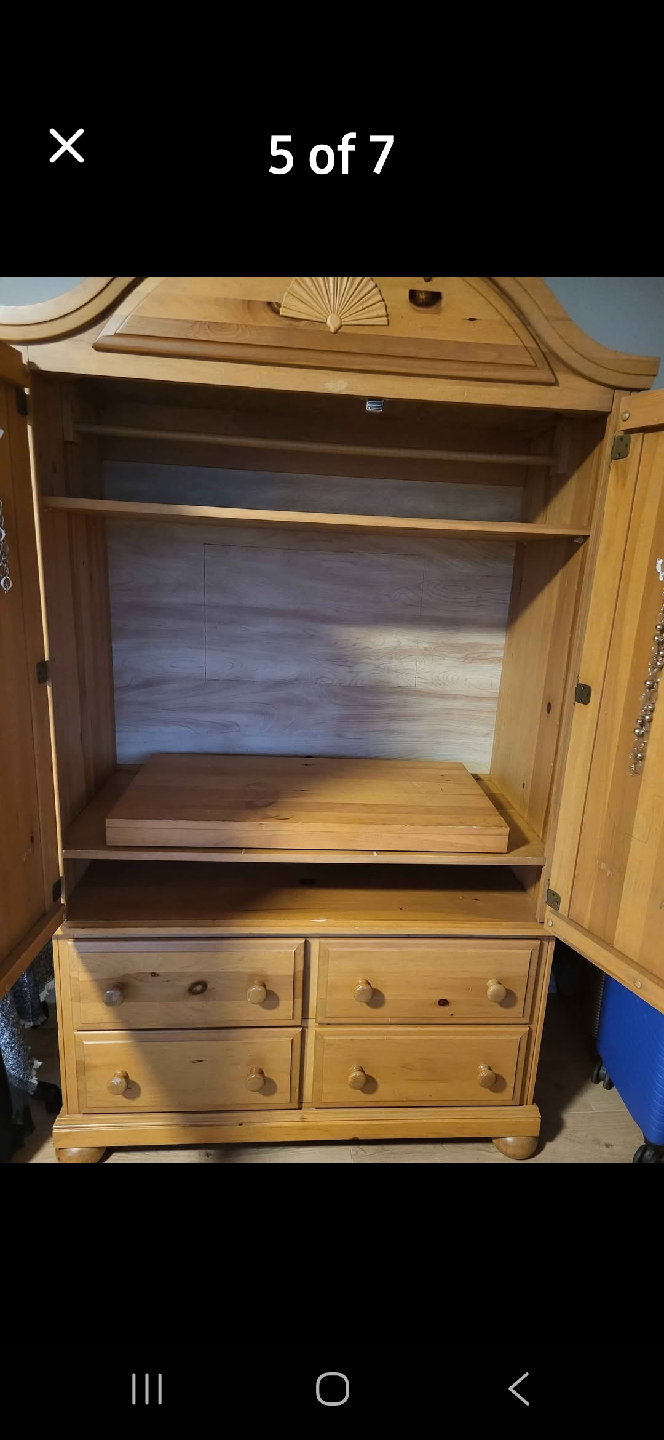 Bedroom Set, 6-piece Solid Wood - photo 3