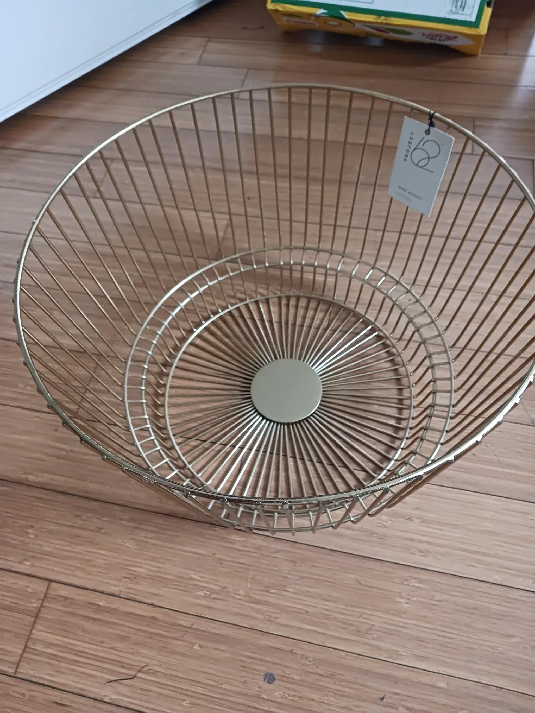 Project 62 Gold Wire Basket – Modern Minimalist Decor image indicator(9)