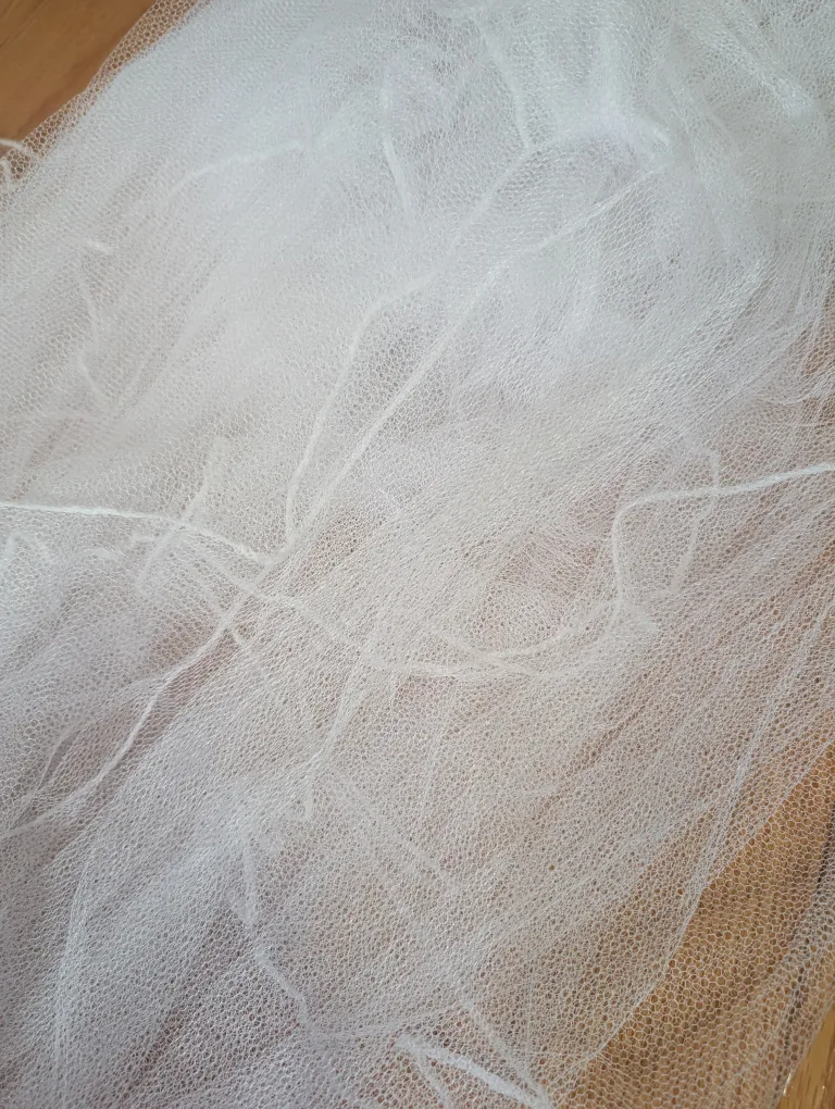 White  mesh material for decoration 🥕 image indicator(3)