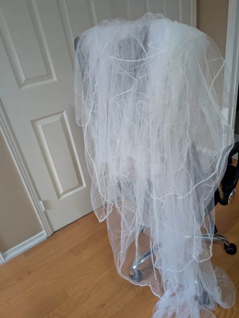 White  mesh material for decoration 🥕 image indicator(4)