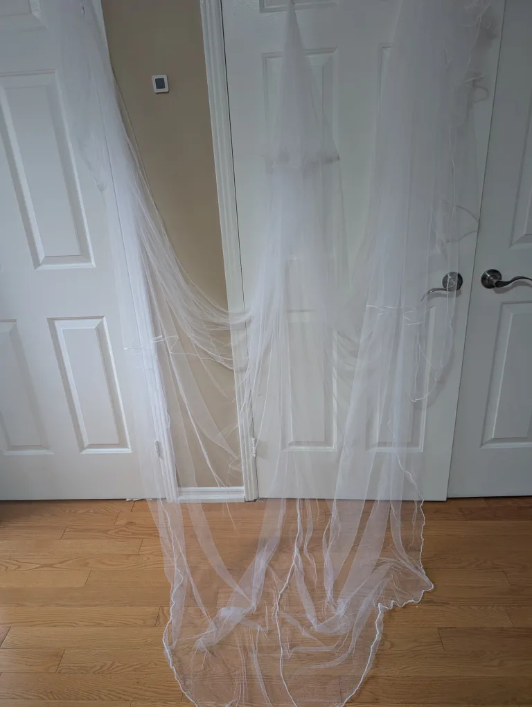 White  mesh material for decoration 🥕 image indicator(5)