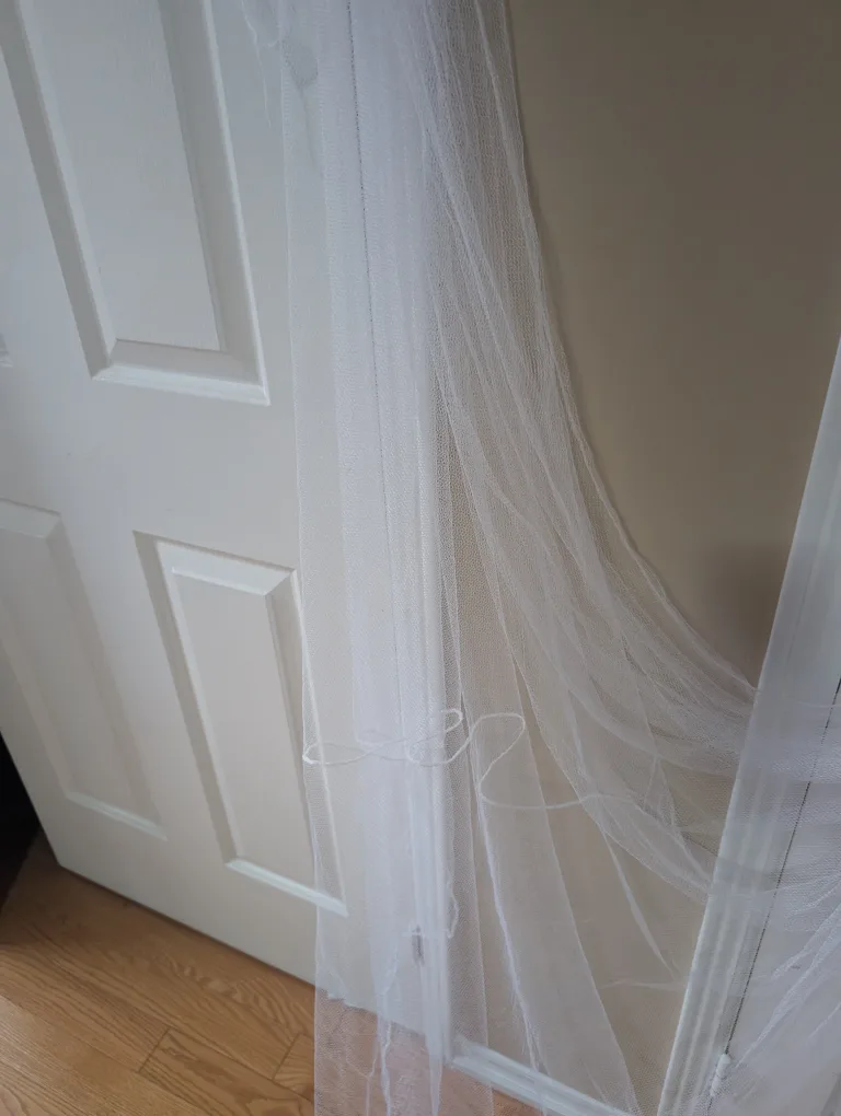 White  mesh material for decoration 🥕 image indicator(6)