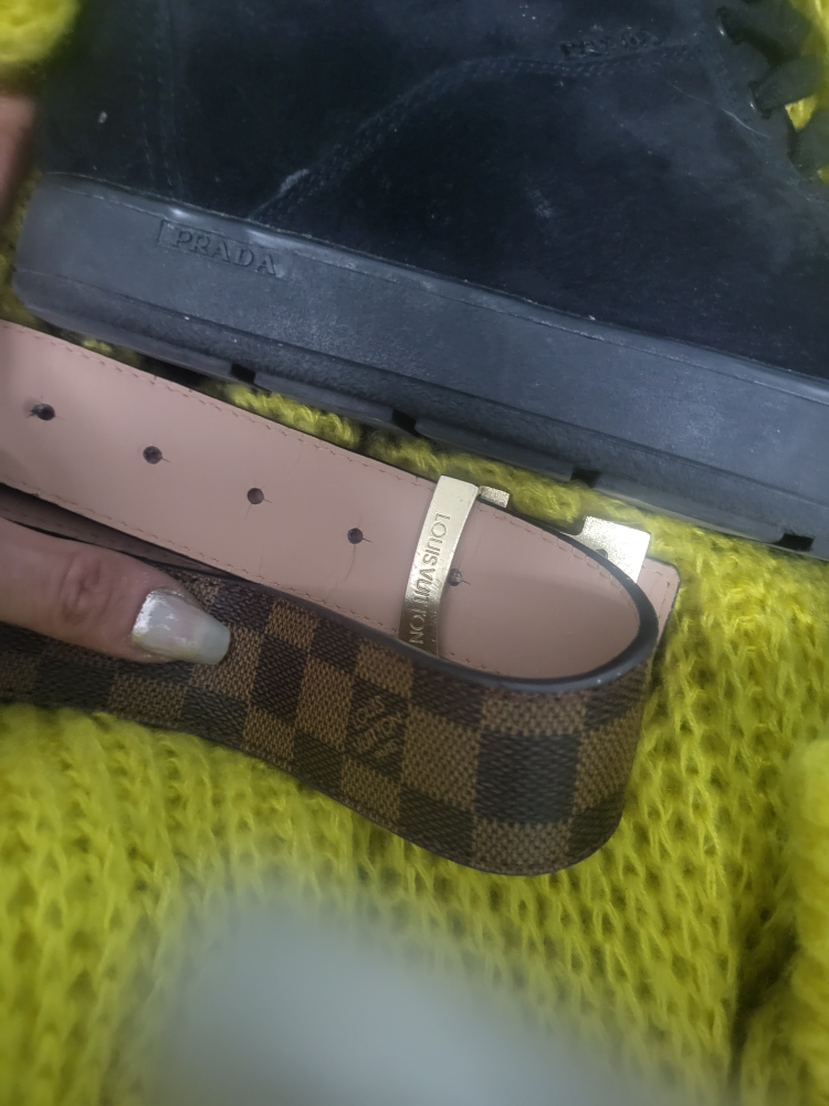 Louis Vuitton Damier Ebene Belt Size 34 - photo 3