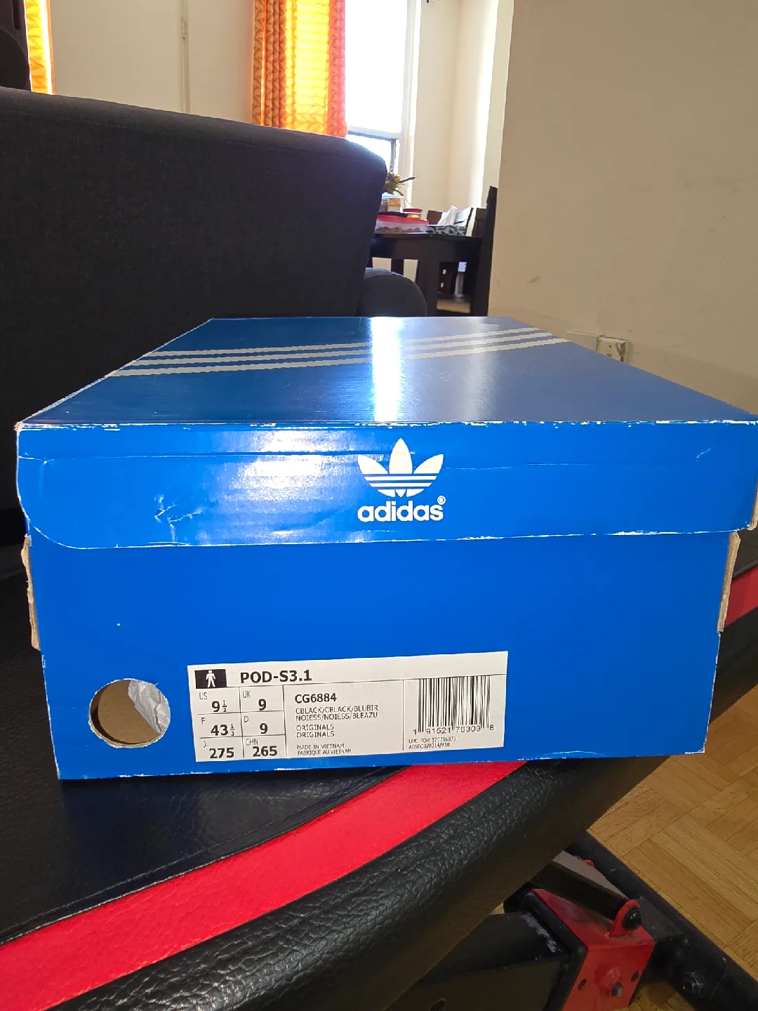 Adidas POD-S3.1 Black Men's US 9.5 image indicator(3)