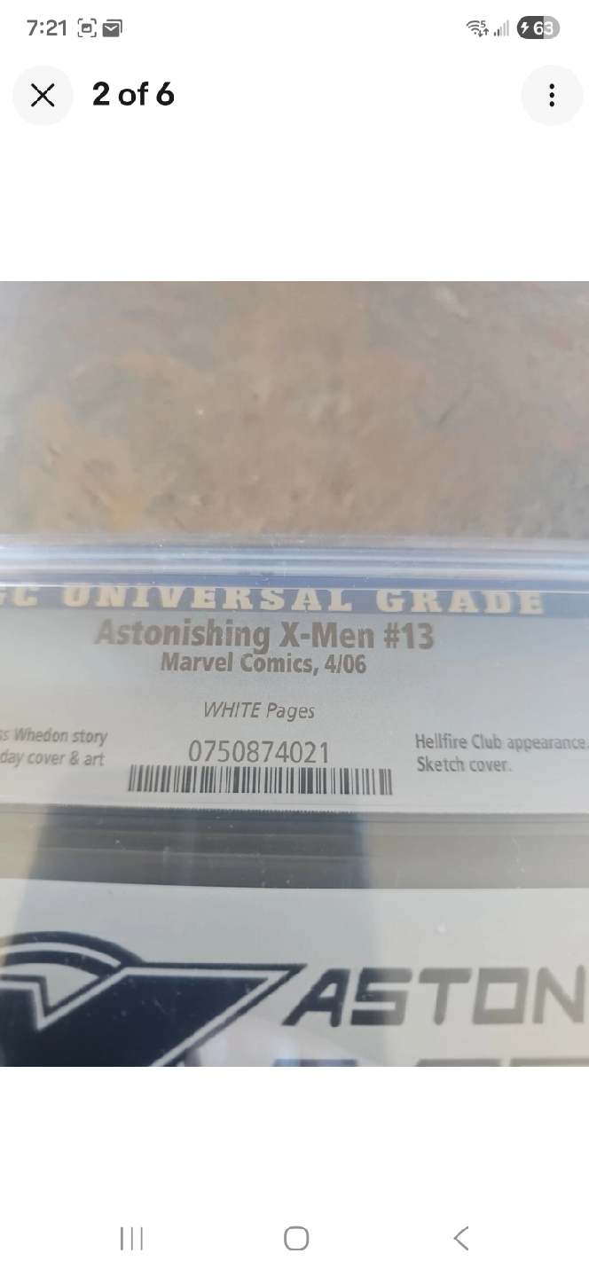 Astonishing X-Men #13 CGC 9.8 - photo 2