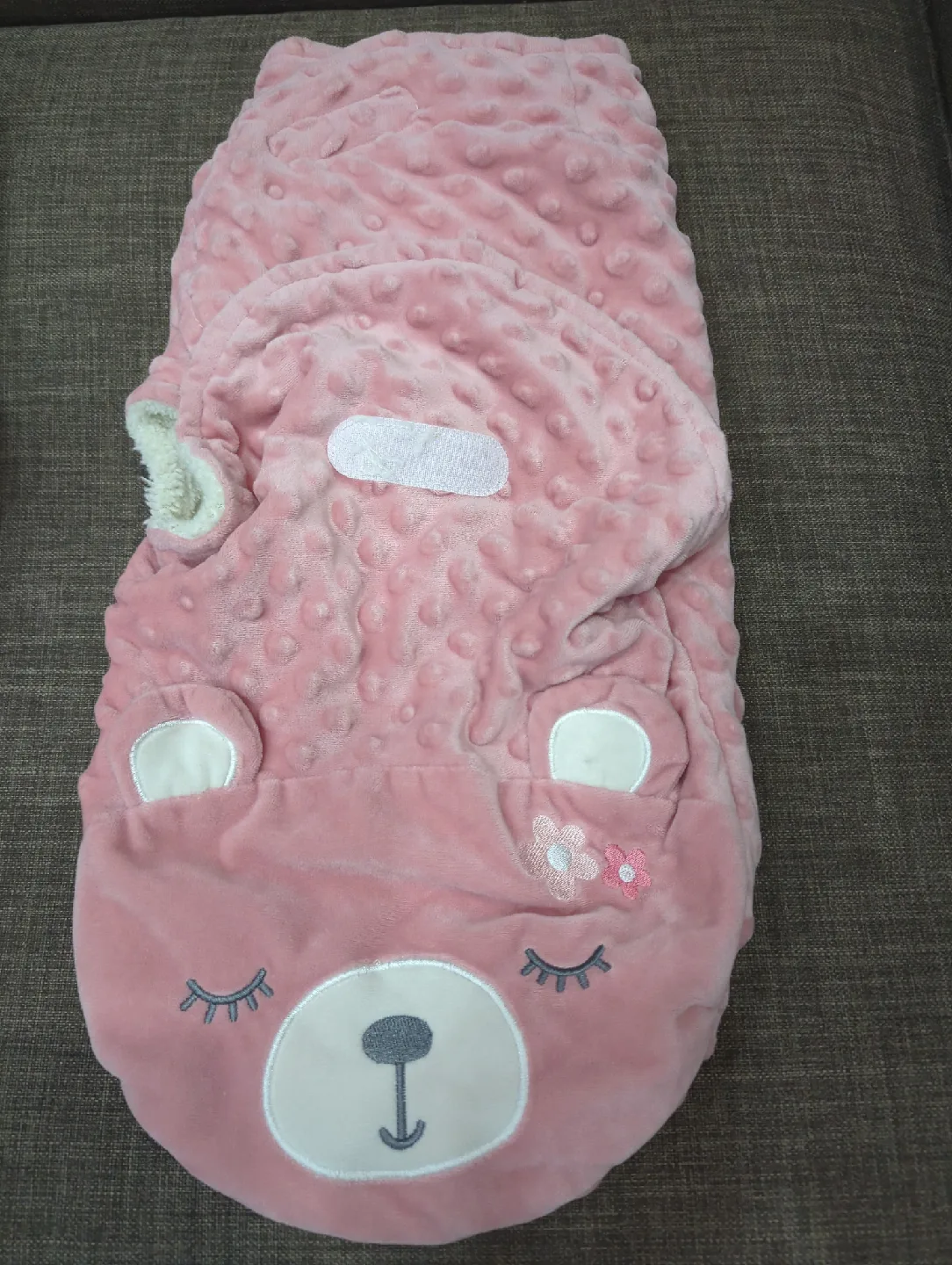 Baby Swaddle Wraps - Pink Elephant & Bear image indicator(2)