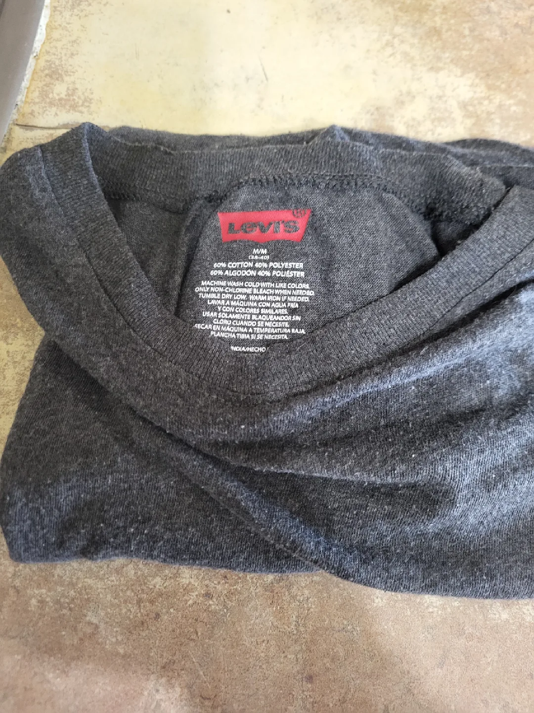 Levi's M/M (38-40) Gray T-Shirt