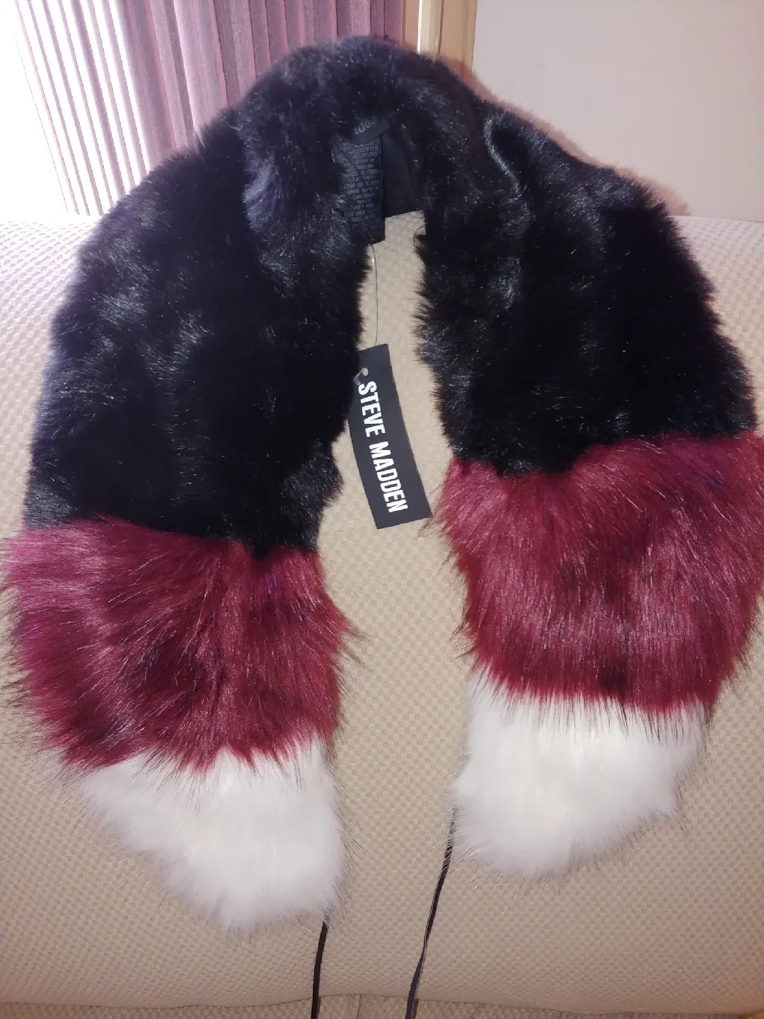 Steve Madden Faux Fur Scarf thumbnail