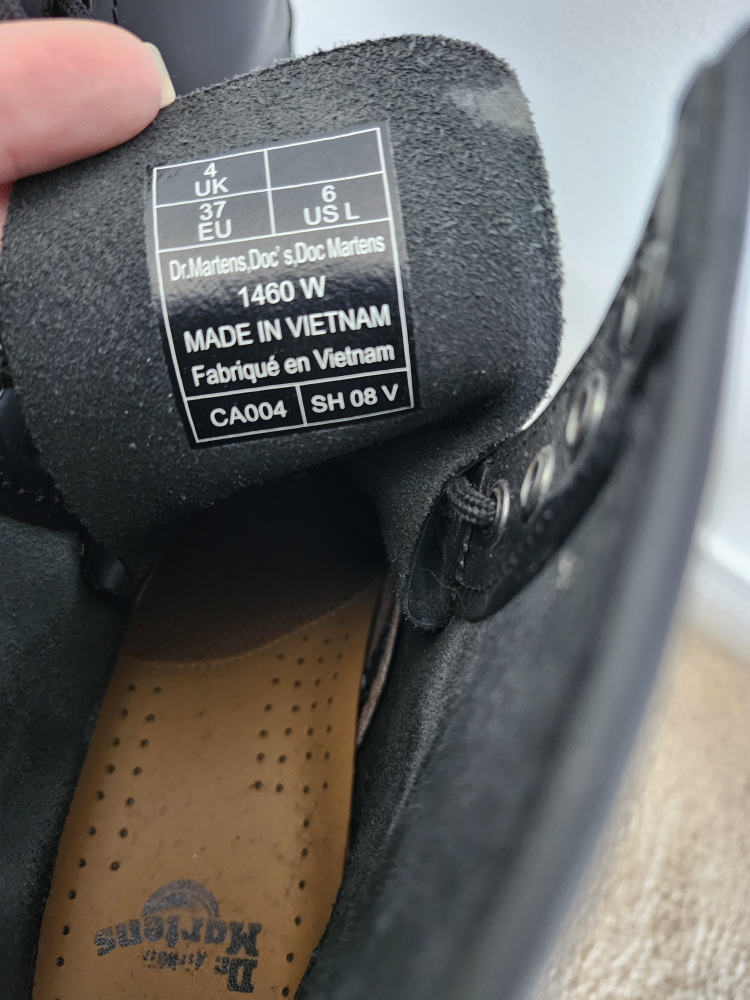 Dr. Martens 1460 W Black Boots - US 6 - photo 5