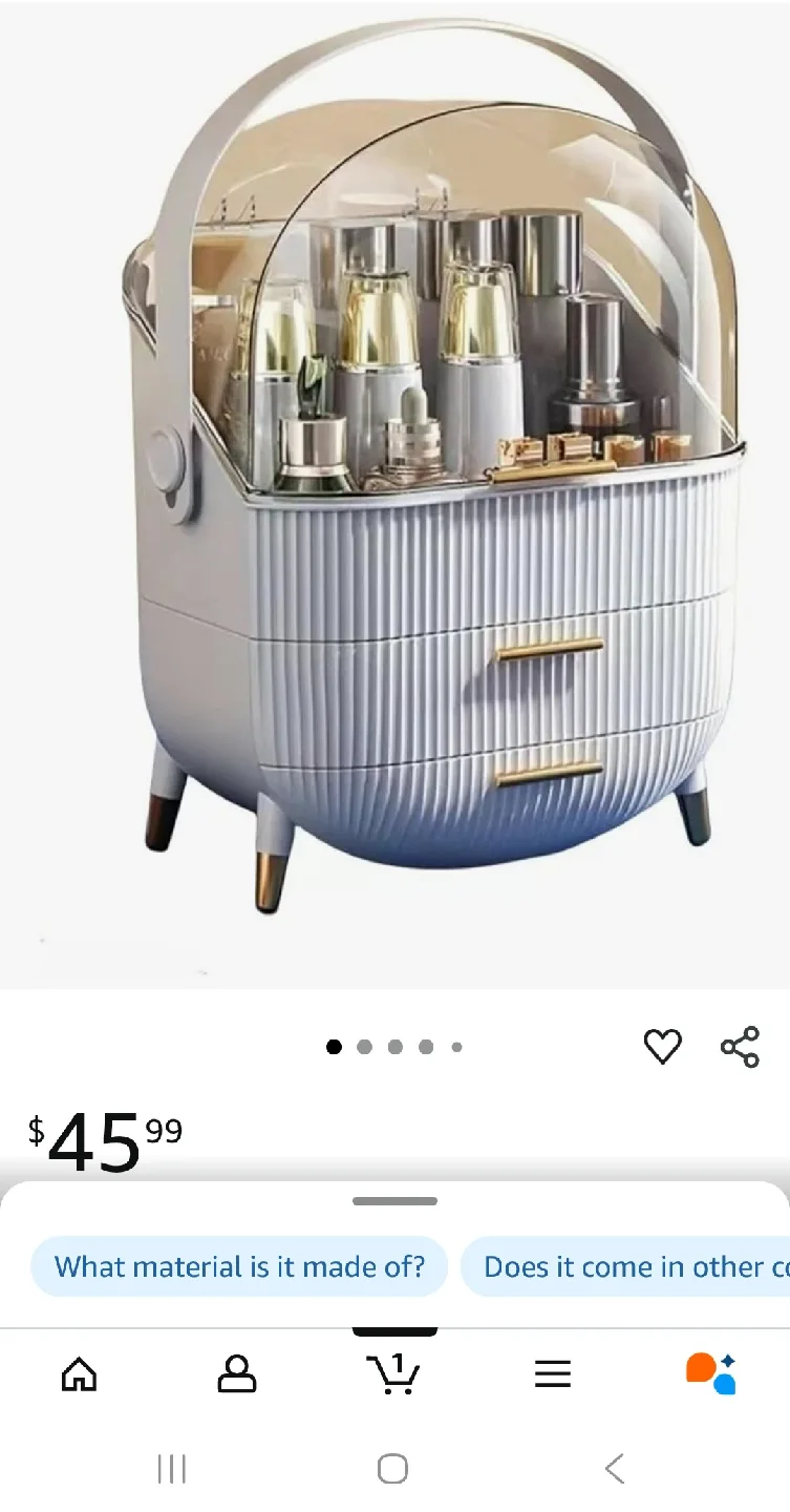 Cosmetic Storage Box, Dust Proof image indicator(4)