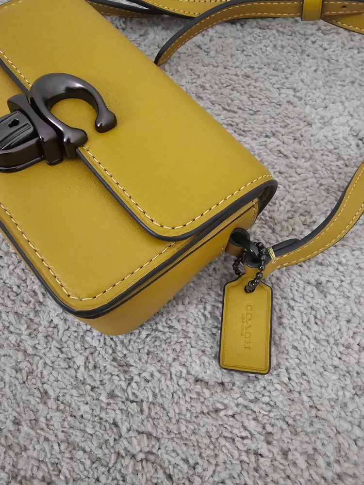 Authentic Coach Studio Mini Mustard Bag image indicator(3)