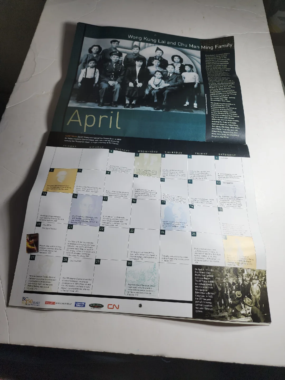 British Columbia 150 Years Calendar image indicator(5)