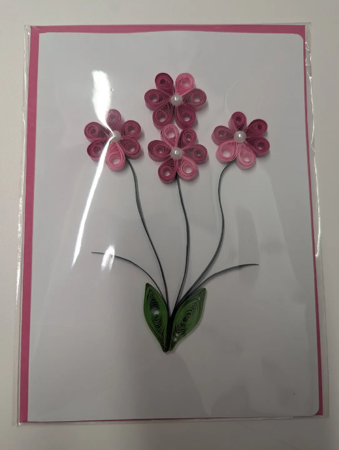 Handmade Flower Greeting Card image indicator(2)