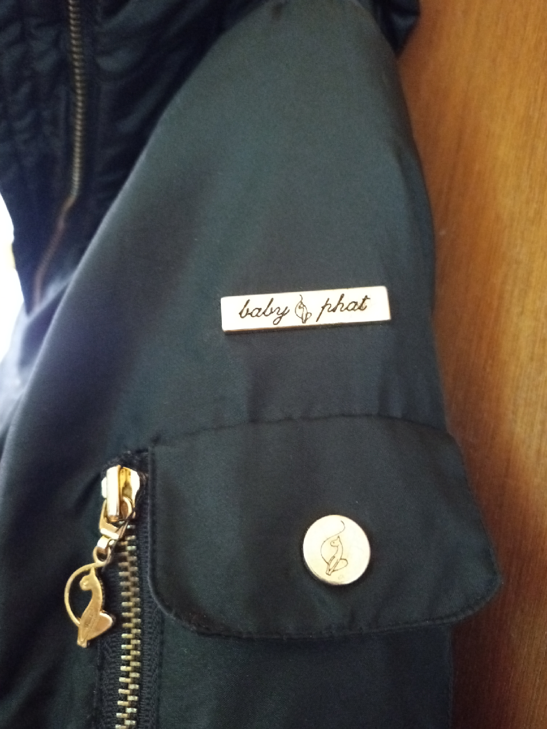 Baby Phat Black Faux Fur Trim Jacket - photo 4