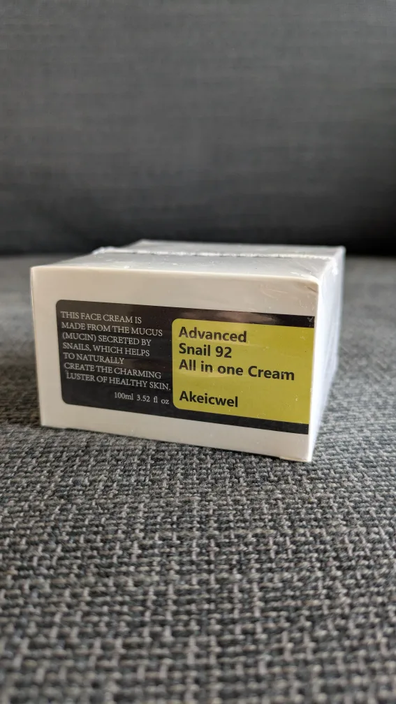 NEW Akeicwel Advanced Snail 92 Cream + power repair essence image indicator(4)