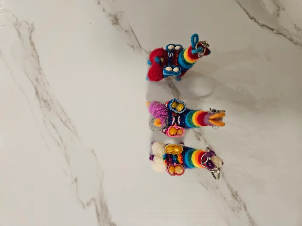 Handmade Llama Keychain Set image indicator(3)