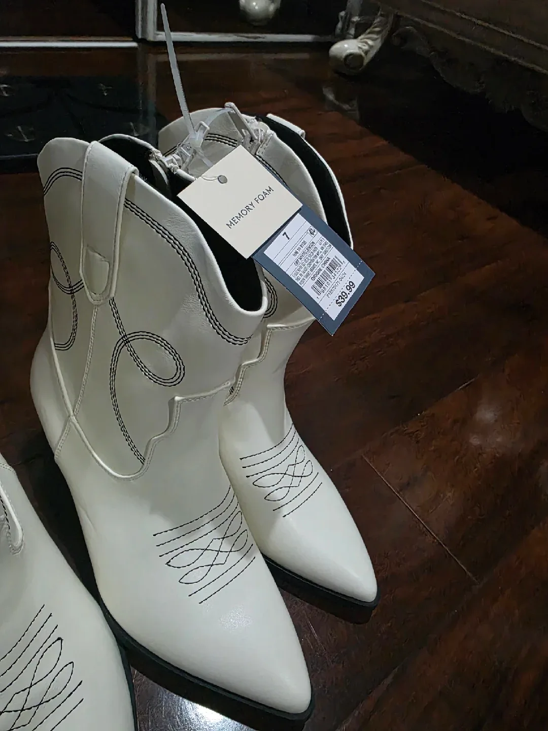 White Cowboy Boots, thumbnail