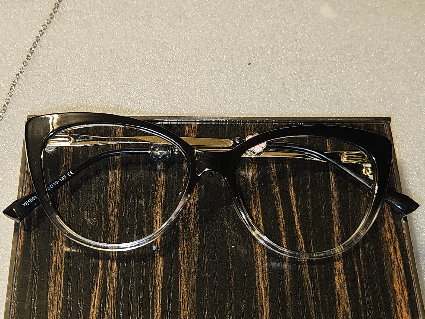 WH501 Black Cat Eye Glasses - photo 4