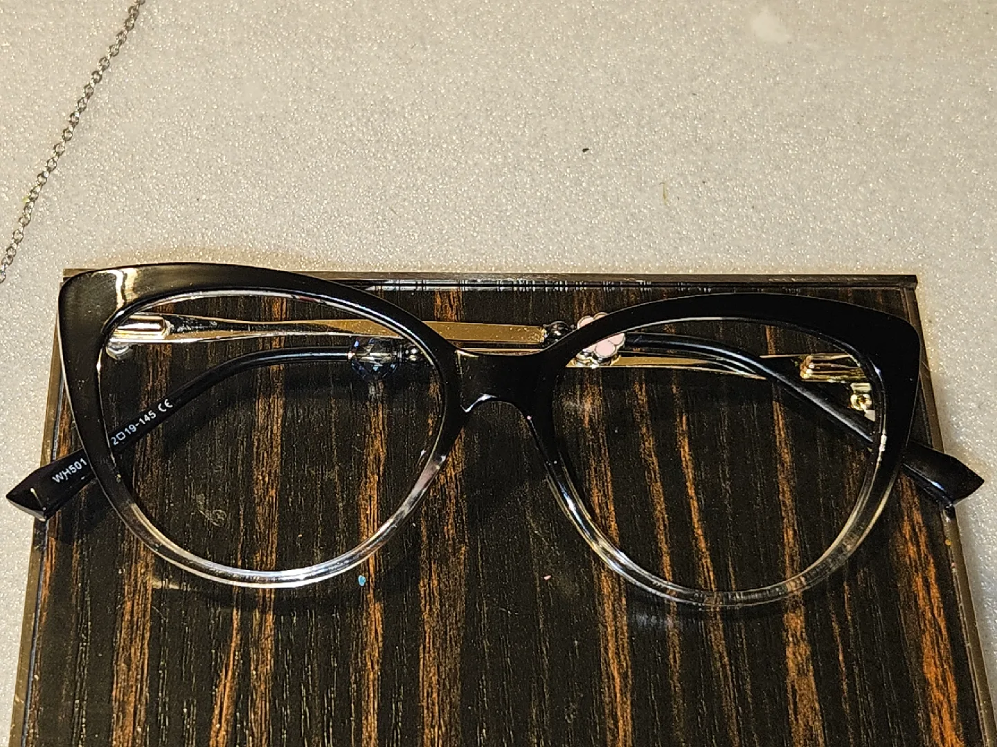 WH501 Black Cat Eye Glasses image indicator(4)