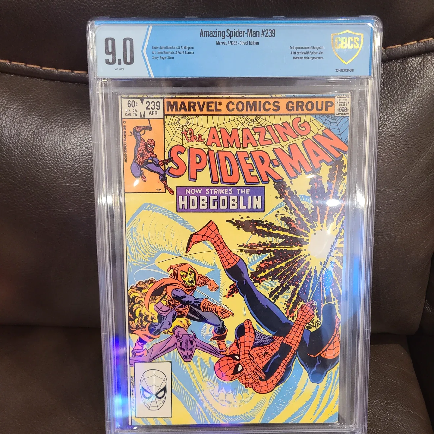 Amazing Spider-Man #239, Marvel Comics, CBCS 9.0 image indicator(2)