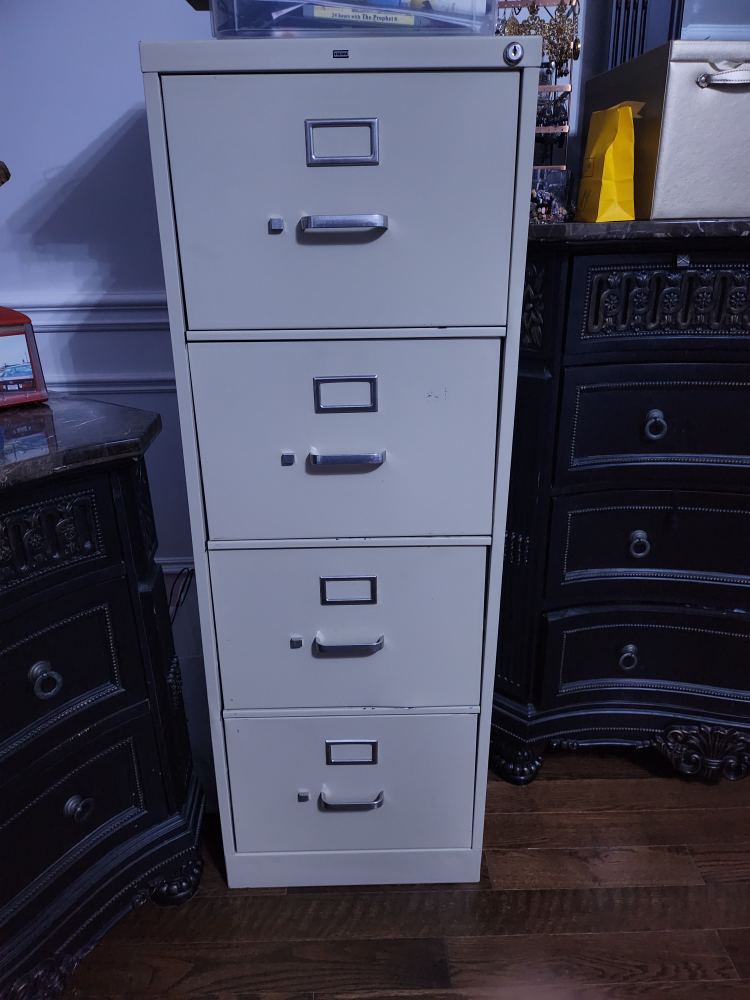 Metal Filing Cabinet - 4 Drawers