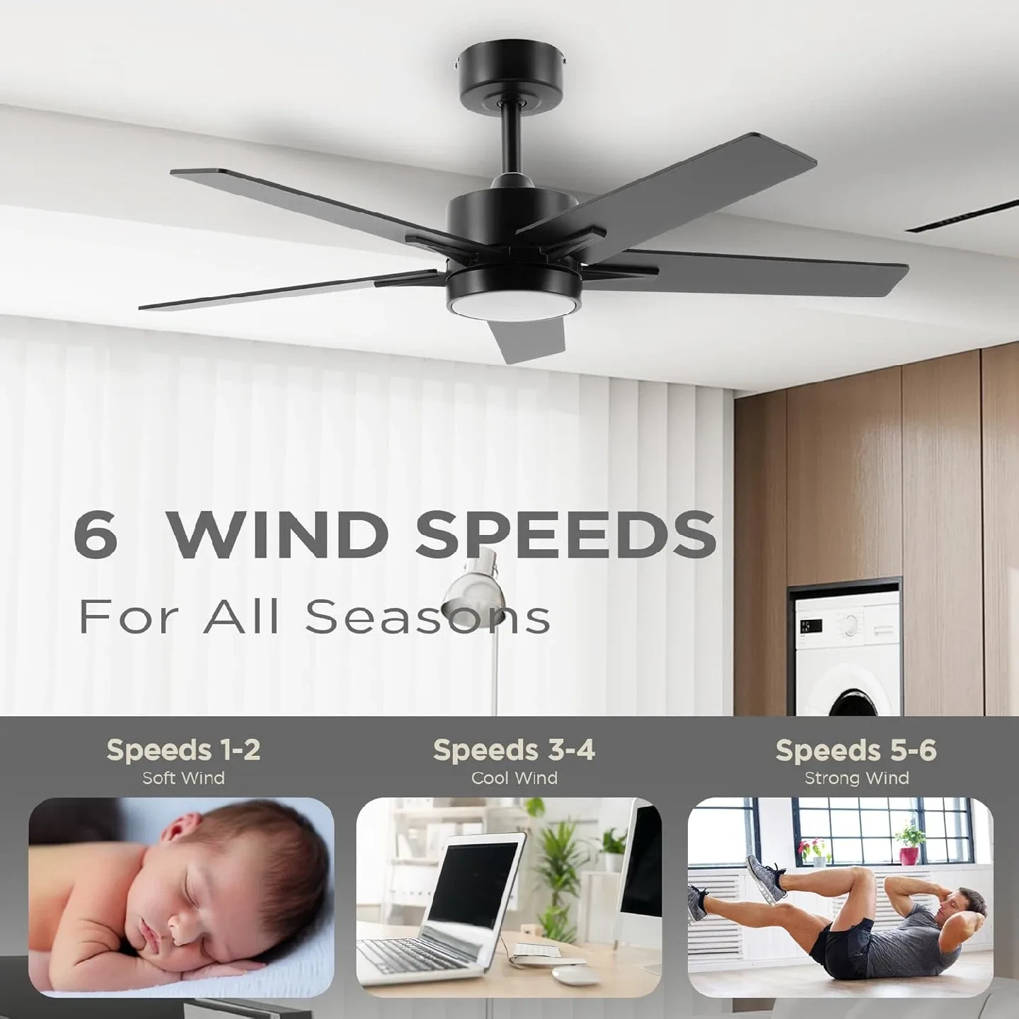 Ceiling Fan with Light Remote BNIB image indicator(4)