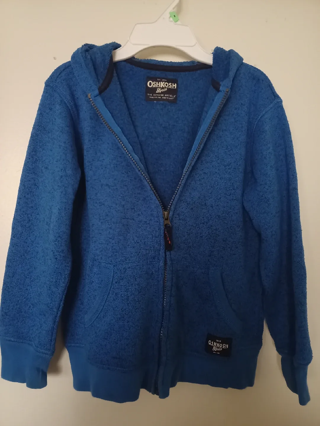 OshKosh B'gosh Blue Zip-Up Hoodie